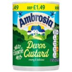 Ambrosia Devon Custard Tin PM £1.49 400g